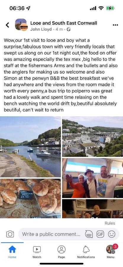 Penwyn Bed And Breakfast Looe Eksteriør billede